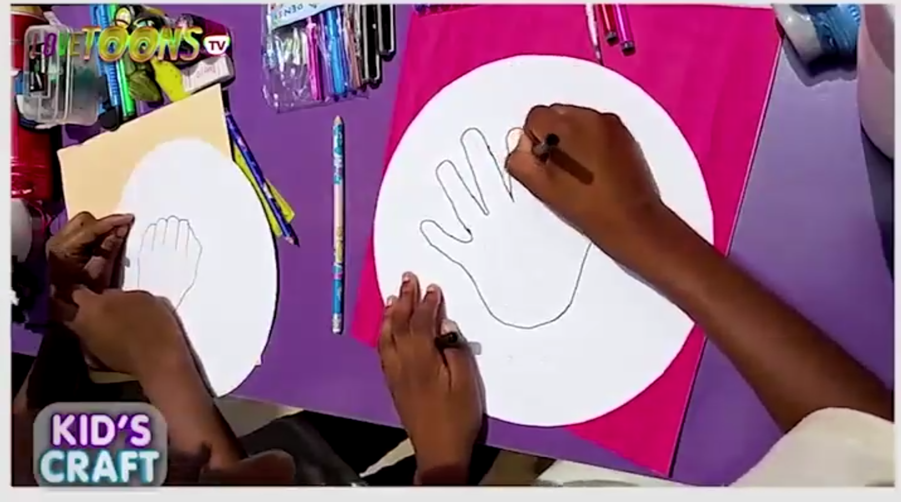 Beautiful Paper Craft - Kid`s Craft | Lovetoons TV